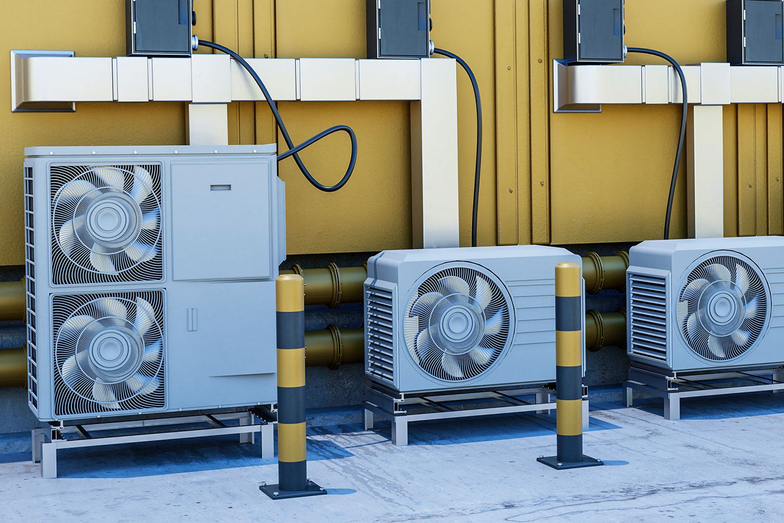 Robust industrial HVAC solutions engineered for factories, warehouses and large-scale operations